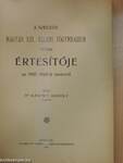 A szegedi Magyar Kir. Állami Főgymnasium ötödik értesítője a 1902-1903-ik tanévről