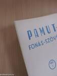 Pamut-Fonás-Szövés 1962/5.