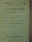 Természettudományi Közlöny 1928. január-december/Pótfüzetek a Természettudományi Közlönyhöz 1928. január-december