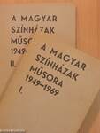 A magyar színházak műsora 1949-1969 I-II.