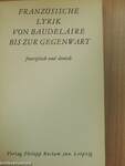 Französische Lyrik von Baudelaire bis zur Gegenwart