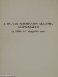 A Magyar Tudományos Akadémia alapszabályai az 1986. évi közgyűlés után