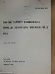 Magyar Nemzeti Bibliográfia 1981.