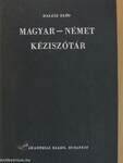 Magyar-német kéziszótár