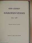 Avar/Kiss József háborus versei