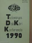 Tudományos Diákköri Konferencia 1990