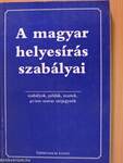 A magyar helyesírás szabályai