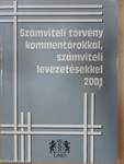 Számviteli törvény kommentárokkal, számviteli levezetésekkel 2001