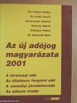 Az új adójog magyarázata 2001