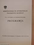 Méréstechnikai és Automatizálási Tudományos Egyesület 1974. november havi rendezvényeinek programja