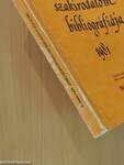 A magyar zenei szakirodalom bibliográfiája 1981