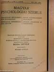 Magyar Psychologiai Szemle 1932. január-december
