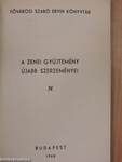 A Zenei Gyüjtemény újabb szerzeményei IV.