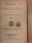 Magyarországi rendeletek tára 1903.