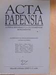 Acta Papensia 2002/1-2.