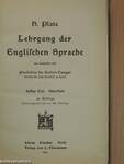 Lehrgang der Englischen Sprache I. (gótbetűs)