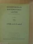 Középiskolai matematikai lapok 1968/8-9.