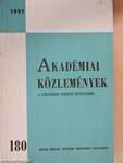 Akadémiai Közlemények 1991