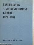 Tanulmányok a neveléstudomány köréből 1979-1984