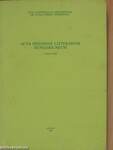 Acta Historiae Litterarum Hungaricarum Tomus XXII.