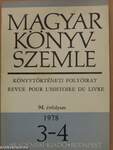 Magyar Könyvszemle 1978/3-4.