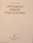 Ornament, Dekor und Zeichen