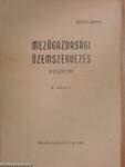 Mezőgazdasági üzemszervezés II.