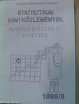 Statisztikai havi közlemények 1998/9.