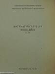 Matematika levelek megoldása 6-10.