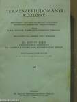 Természettudományi Közlöny 1934. január-december/Pótfüzetek a Természettudományi Közlönyhöz 1934. január-december