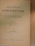 Állattani Közlemények 1907-1908/1-4.