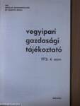 Vegyipari Gazdasági Tájékoztató 1973/4.