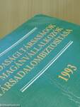 Gazdasági társaságok és magánvállalkozók társadalombiztosítása 1993