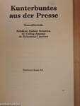 Kunterbuntes aus der Presse