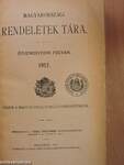 Magyarországi rendeletek tára 1917. I.