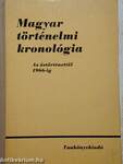 Magyar történelmi kronológia