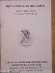 Hess András Antikvárium - Horváth Gábor 15. könyvárverése