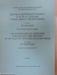 Kritikai szöveggyűjtemény a 18. és 19. századi angol próza történetéhez II.