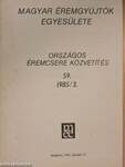 Magyar Éremgyűjtők Egyesülete Országos éremcsere közvetítés 1985/3