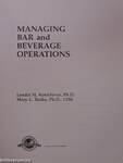 Managing Bar and Beverage Operations