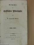 Geschichte der christlichen Philosophie I. (gótbetűs) (töredék)