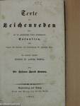 Texte zu Leichenreden über alle im gewöhnlichen Leben vorkommende Casualien (gótbetűs)