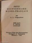 Petit dictionnaire russe-francais (minikönyv)