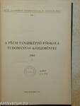 A Pécsi Tanárképző Főiskola Tudományos Közleményei 1963.