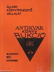 Antikvár könyv aukció - Budapest, 1977. november