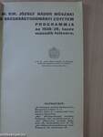 A M. Kir. József Nádor Műszaki és Gazdaságtudományi Egyetem programmja az 1938/39. tanév második félévére