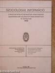 Szociológiai információ 1988.