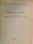 Kitöltési utasítás az 1954. évi negyedéves mérlegbeszámolókhoz