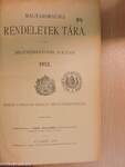Magyarországi rendeletek tára 1912. I.
