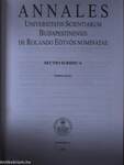 Annales Universitatis Scientiarum Budapestinensis de Rolando Eötvös nominatae XLIX.
